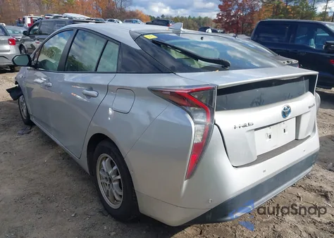 2018 Toyota Prius Two from USA, damaged, VIN JTDKBRFU4J3583075